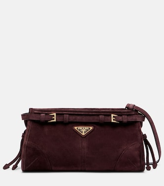 Prada Bonnie Small suede shoulder bag | Prada