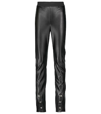 Maelee high-rise faux leather leggings | Rta