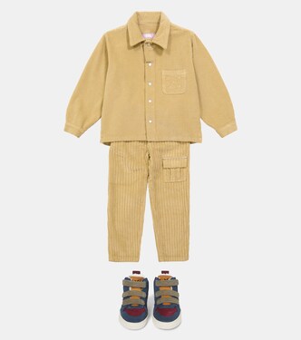 Stretch-cotton corduroy shirt | ERL Kids