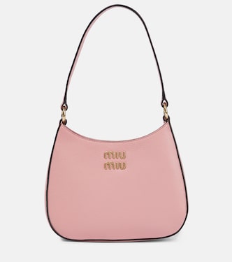 Borsa a spalla in pelle | Miu Miu