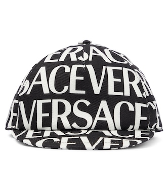 Gorra de algodón con logo | Versace Kids