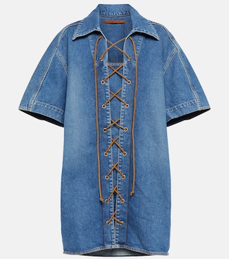 Amos denim minidress | Petar Petrov