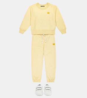 Face cotton sweatpants | Acne Studios Kids