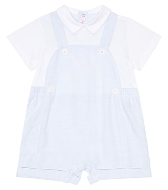 Baby - Jumpsuit corta in misto cotone | Il Gufo