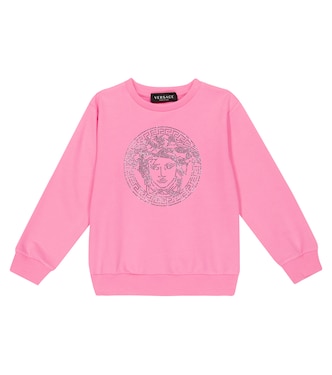 Medusa embellished sweatshirt | Versace Kids