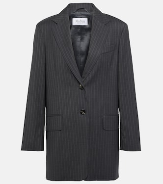 Blazer Oche rayé en laine | Max Mara