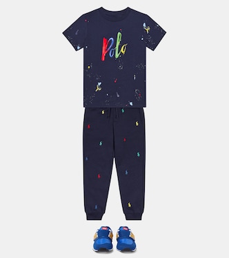 Pantalon de survêtement en coton mélangé | Polo Ralph Lauren Kids