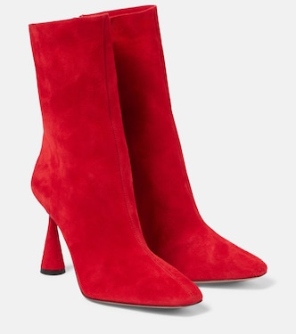 Ankle Boots Amore 95 aus Veloursleder | Aquazzura