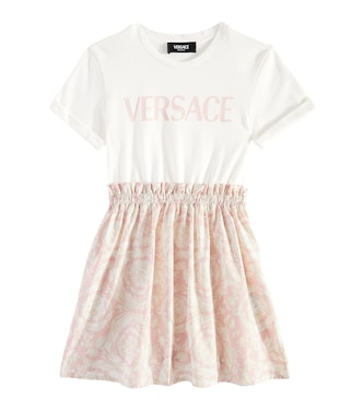 Robe Barocco en coton | Versace Kids