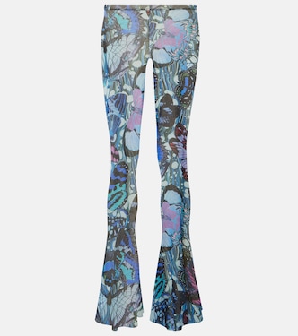 Pantalones flared Papillon de jersey | Jean Paul Gaultier