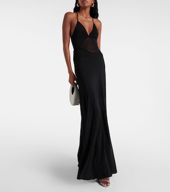 Robe Fleur aus Jersey mit Mesh | Staud