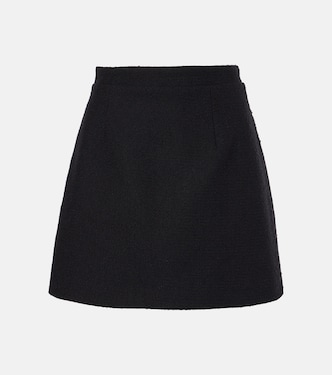 Mini-jupe Iconic en coton et laine | Patou