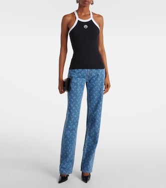 Tank top Moon in jersey di misto cotone | Marine Serre