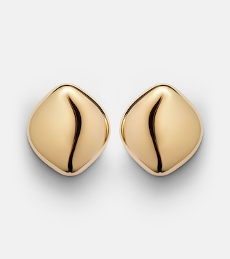 Puffy Cushion 10kt gold-plated earrings | Jennifer Fisher