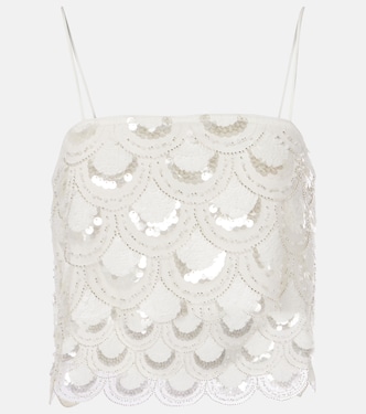 Sequined crop top | Rotate