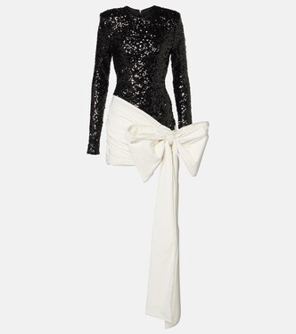 Bow-detail sequined minidress | Rotate