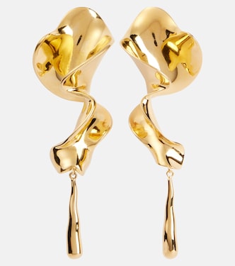 Orecchini pendenti Tidal bagnati in oro | Khaite