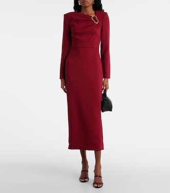 Abito midi in crêpe | Roland Mouret
