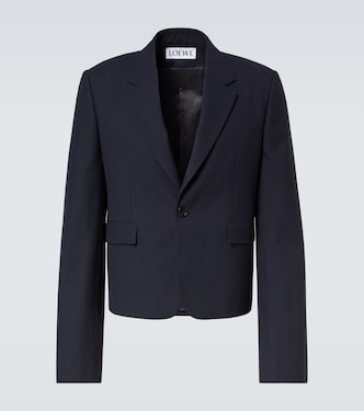 Oversize-Blazer aus Wolle | Loewe