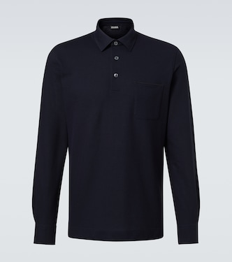 Logo cotton polo shirt | Zegna