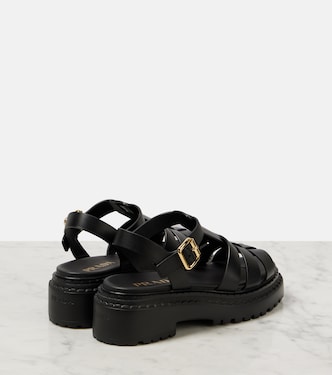 Sandalen aus Leder | Prada
