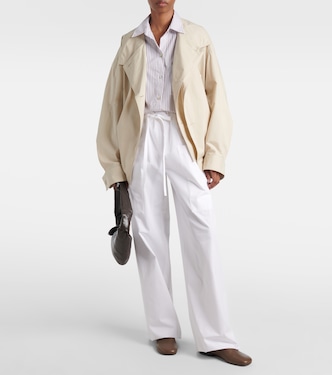Technical cropped trench coat | Lemaire