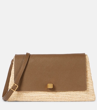 Sac Audrey en raphia et cuir | Khaite