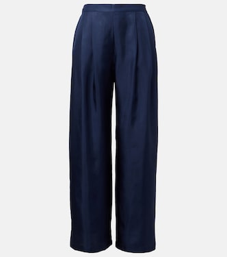 Weite Hose Isola aus Seide | Asceno