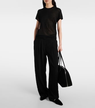 Knitted silk t-shirt | Toteme