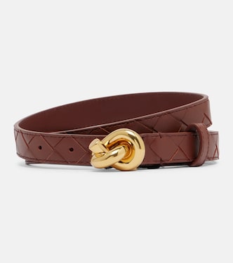 Knot Intrecciato leather belt | Bottega Veneta