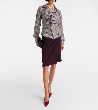 Drunken gathered cotton shirt | Vivienne Westwood