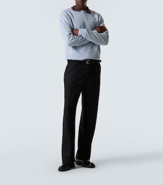 Embroidered cotton sweater | Ami Paris
