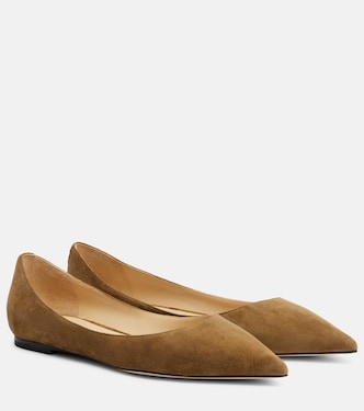 Love suede ballet flats | Jimmy Choo