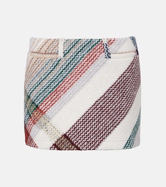 Mini-jupe Zigzag en laine et coton mélangés | Missoni