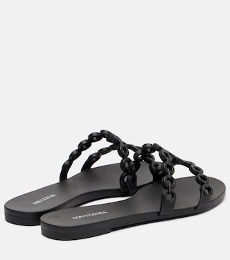 Mules Infinity Chain Jelly | Aquazzura