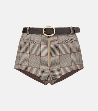 Shorts a quadri | Self-Portrait