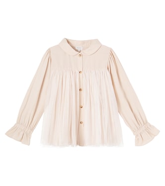 Bluse Venne mit Tüll | Donsje