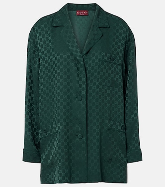 GG 실크 셔츠 | Gucci