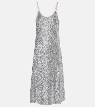 Robe midi à sequins | Rabanne