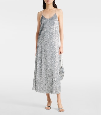 Robe midi à sequins | Rabanne