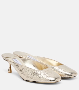 Mules Pixie 50 effetto metallizzato | Jimmy Choo
