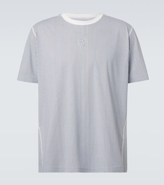 x On striped technical jersey T-shirt | Loewe