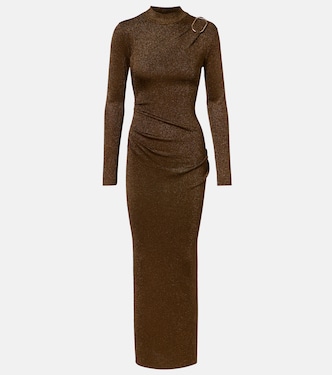 Knitted lamé maxi dress | Roland Mouret