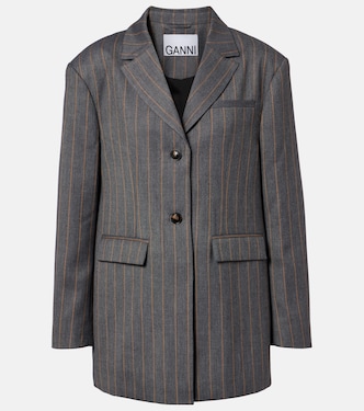Pinstripe blazer | Ganni
