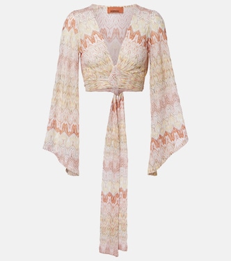 Lamé crop top | Missoni