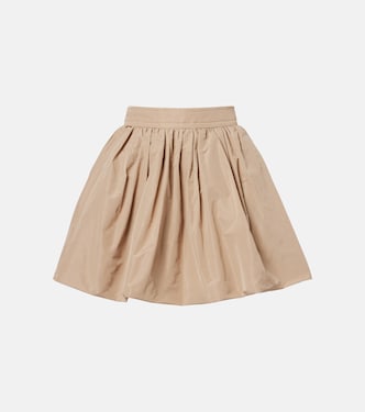 Gathered faille miniskirt | Patou