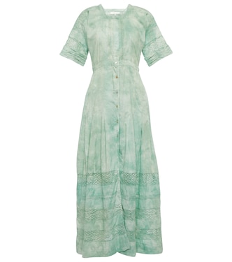Abito lungo Edie in cotone | LoveShackFancy