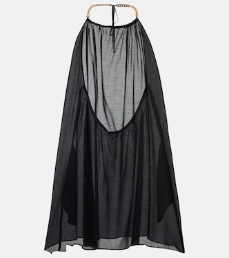 Chain-detail halterneck minidress | Stella McCartney