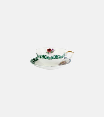 Hybrid Isidora teacup and saucer set | Seletti