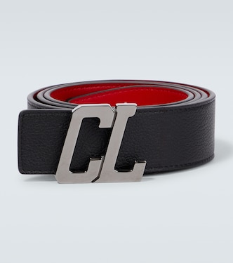 CL logo reversible leather belt | Christian Louboutin